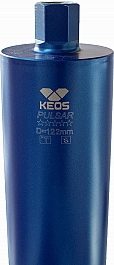 Хвостовик алмазных коронок для сухого сверления с микроударом Keos Pulsar Pro Laser 122 мм