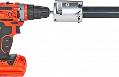 Использование устройства для снятия оксидного слоя и торцовки полиэтиленовых труб Gas Fusion УСО-25Т