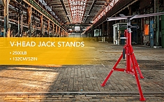 Использование V-образной складной регулируемой опоры для труб Remmers Atlant 1/8-12 Использование V-образной складной регулируемой опоры для труб Remmers Atlant 1/8-12