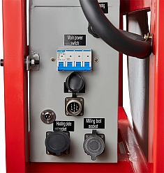 Разъемы электрощита гидравлического стыкового сварочного аппарата для пнд труб Gas Fusion Red-1600